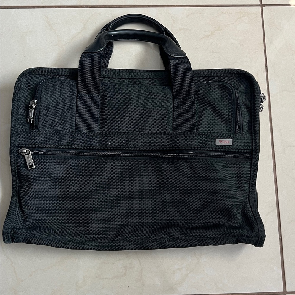 Tumi Compact Laptop Brief Bag Black 26001D4 No Strap
